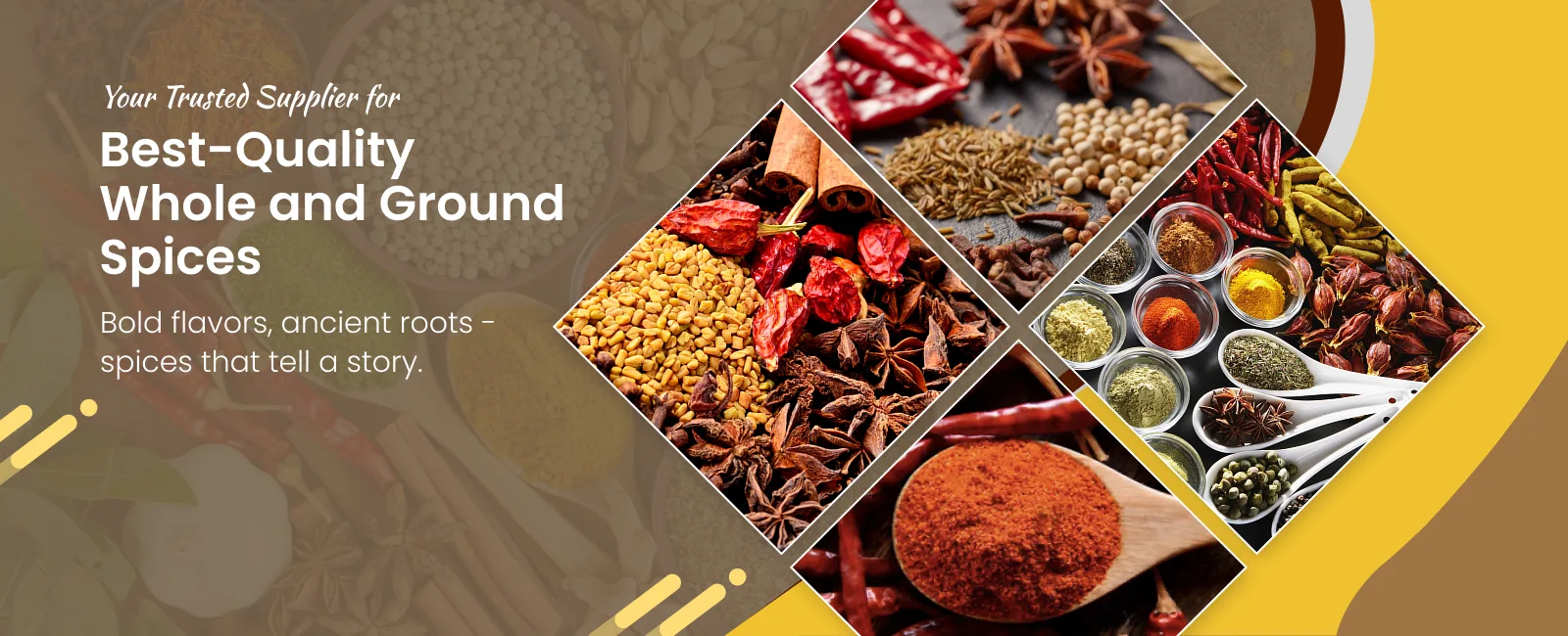 Best-quality whole and ground spices manufacturer, exporter, and supplier