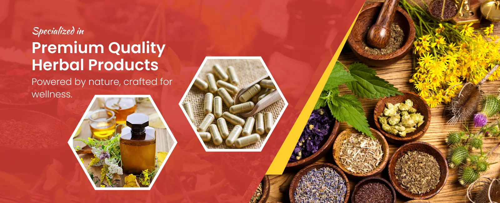 Premium quality herbal products manufacturer, exporter, and supplier